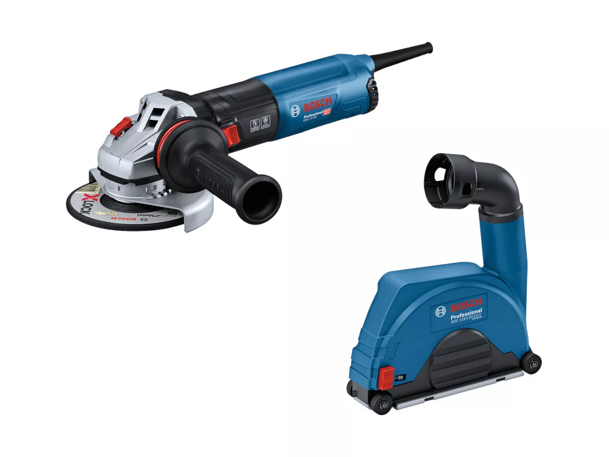 Meuleuse angulaire GWS 14-125 + GDE 115/125 FC-T Bosch